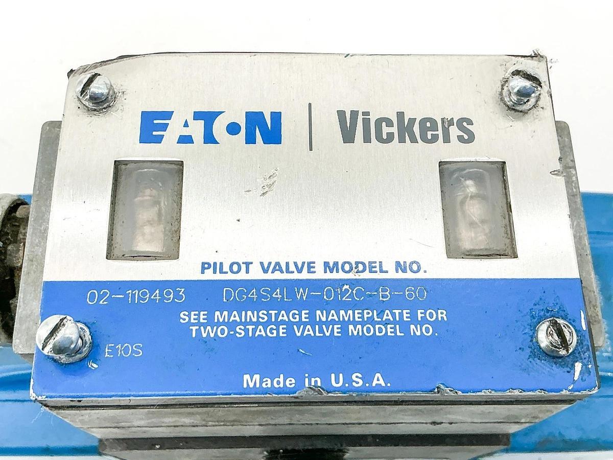 Used Eaton DG4S4LW-012C-B-60 Pilot Valve 110/120V .85A 02-119493