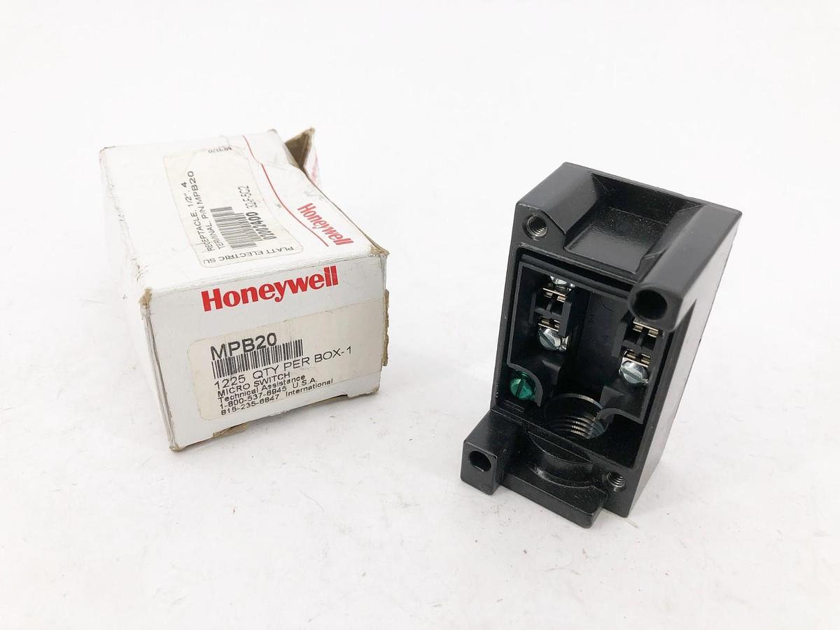 New Honeywell Microswitch MPB20 Limit Switch Receptacle 1/2" 4 Terminal
