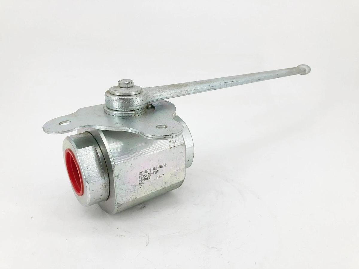 New Anchor Fluid Power AB2S#20-11DB 2-Way Ball Valve 1-1/4" SAE 5075psi