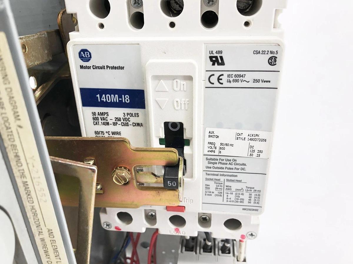 New Allen Bradley YUDQJC095/32AF Operating Mechanism 24A 480V 10HP 2413 - No Box