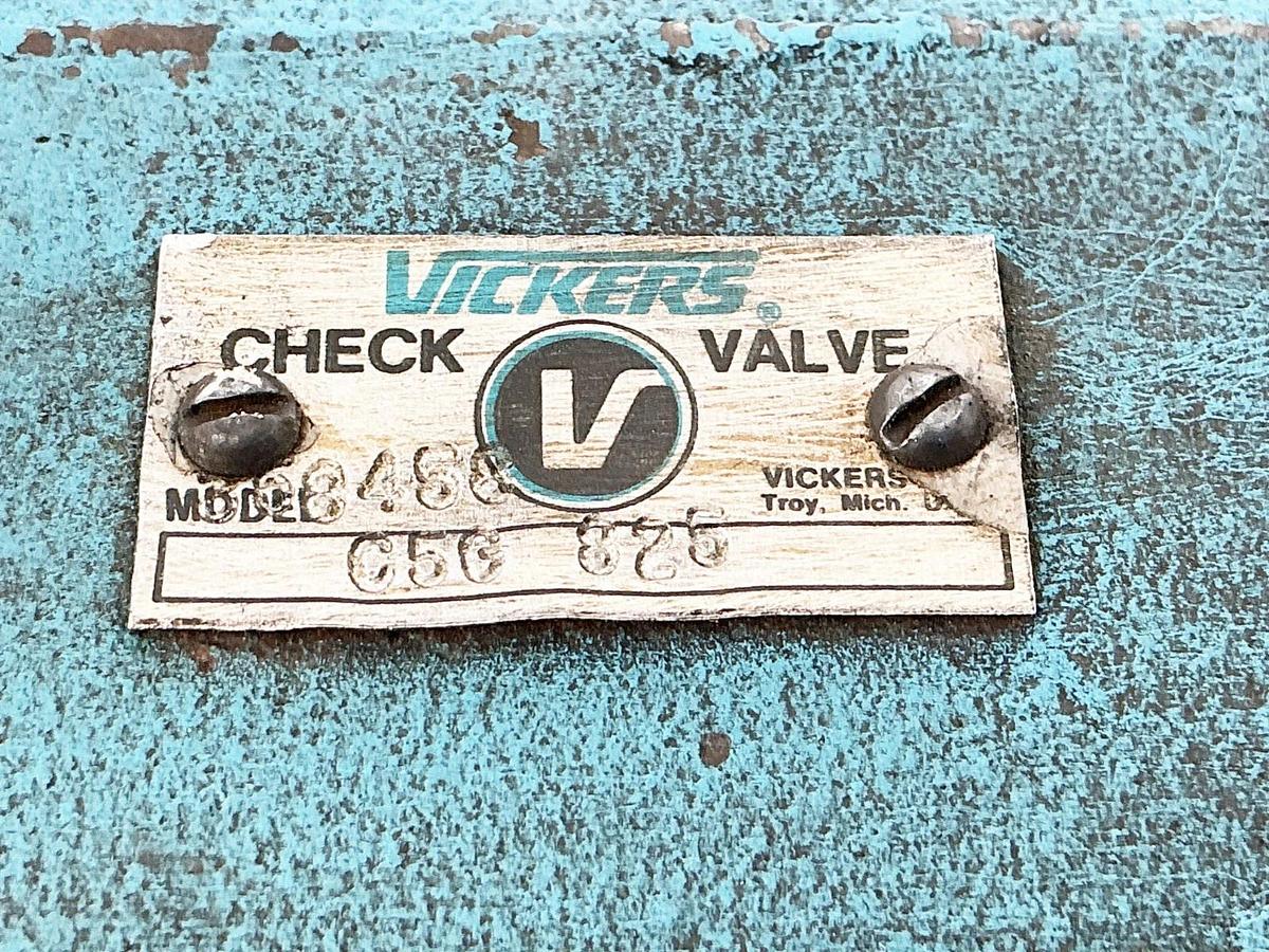 Used Vickers 308458 Check Valve 3000PSI C5G-825
