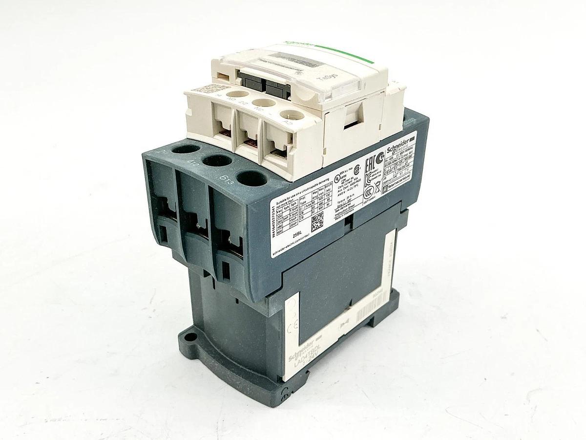 New Schneider Electric LC1D25BL Contactor 24VDC 2.4W 460V 15HP 036177