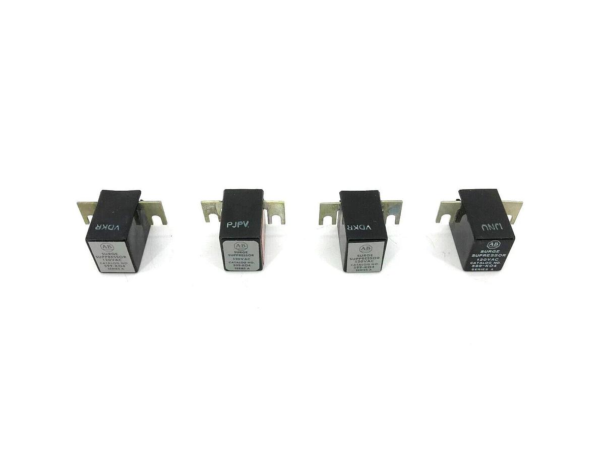 Lot of 4 New AB Allen-Bradley 599-K04 Ser. A Surge Suppressors 120VAC Size 0-2