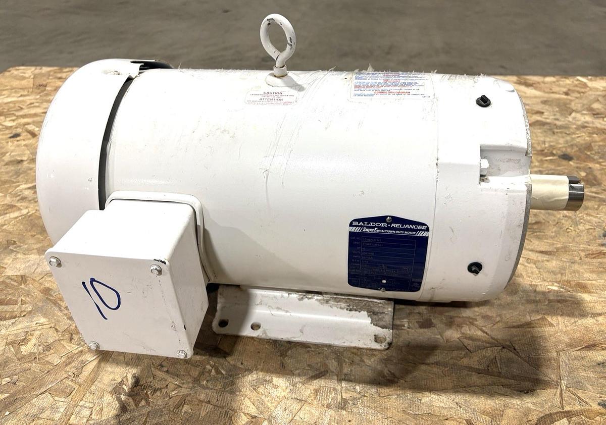 New Baldor CEWDM3714T 10HP Washdown Motor 230/460V 1770RPM 215TC TEFC - No Box