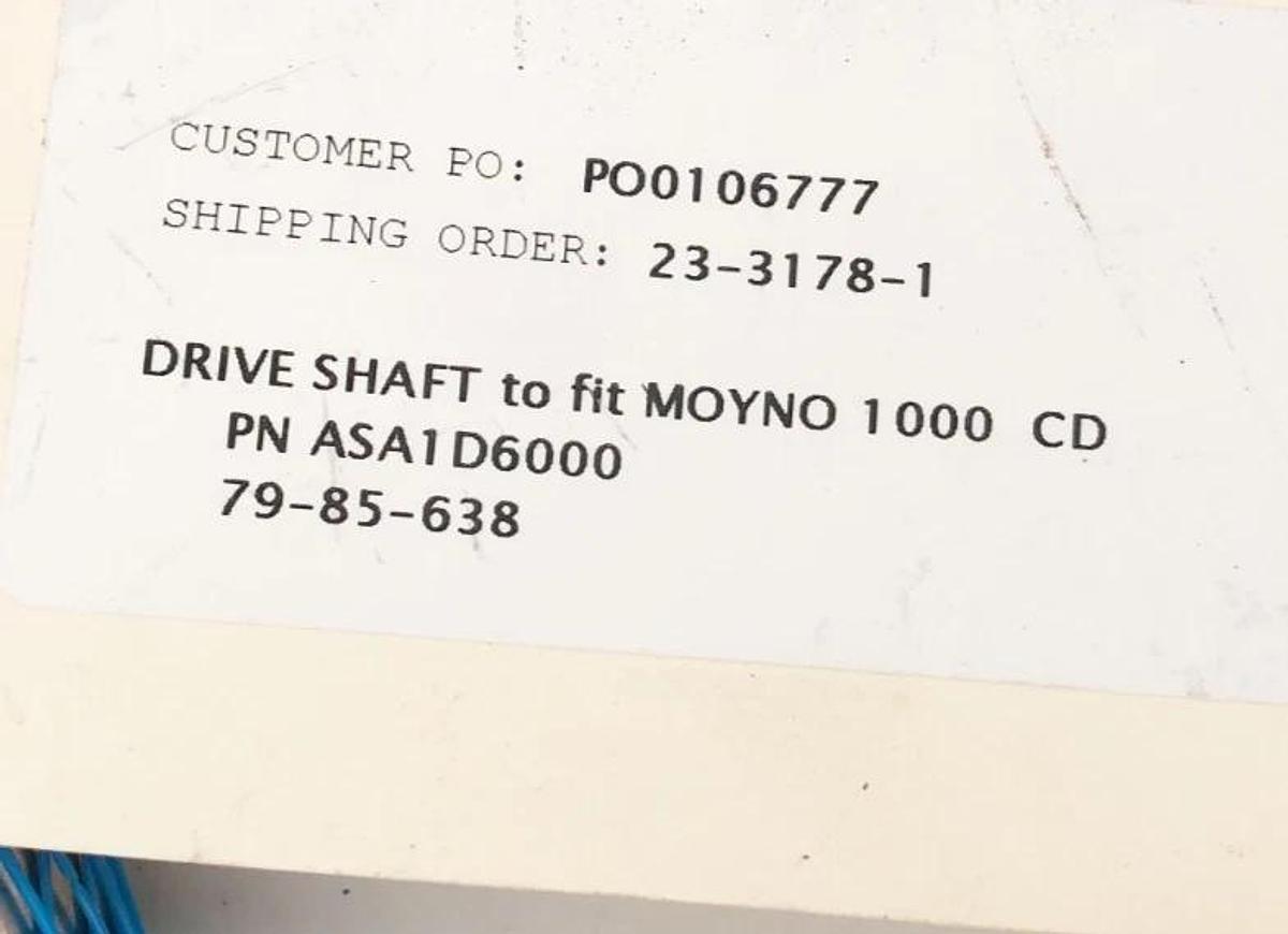 New Moyno AS A1D6000 Pump Drive Shaft 1000 Series - No Box