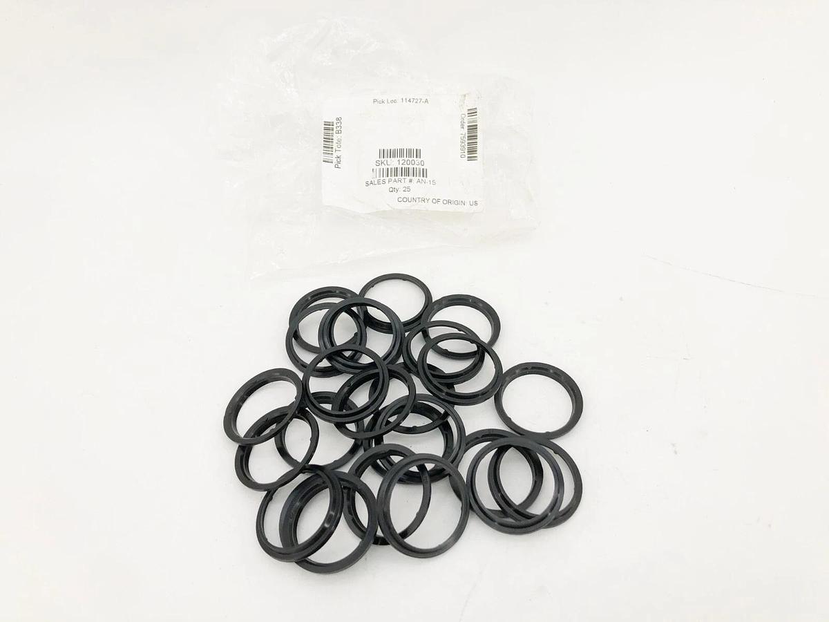 Lot of 25 New AN-15 Hydraulic Rod Wiper Seals