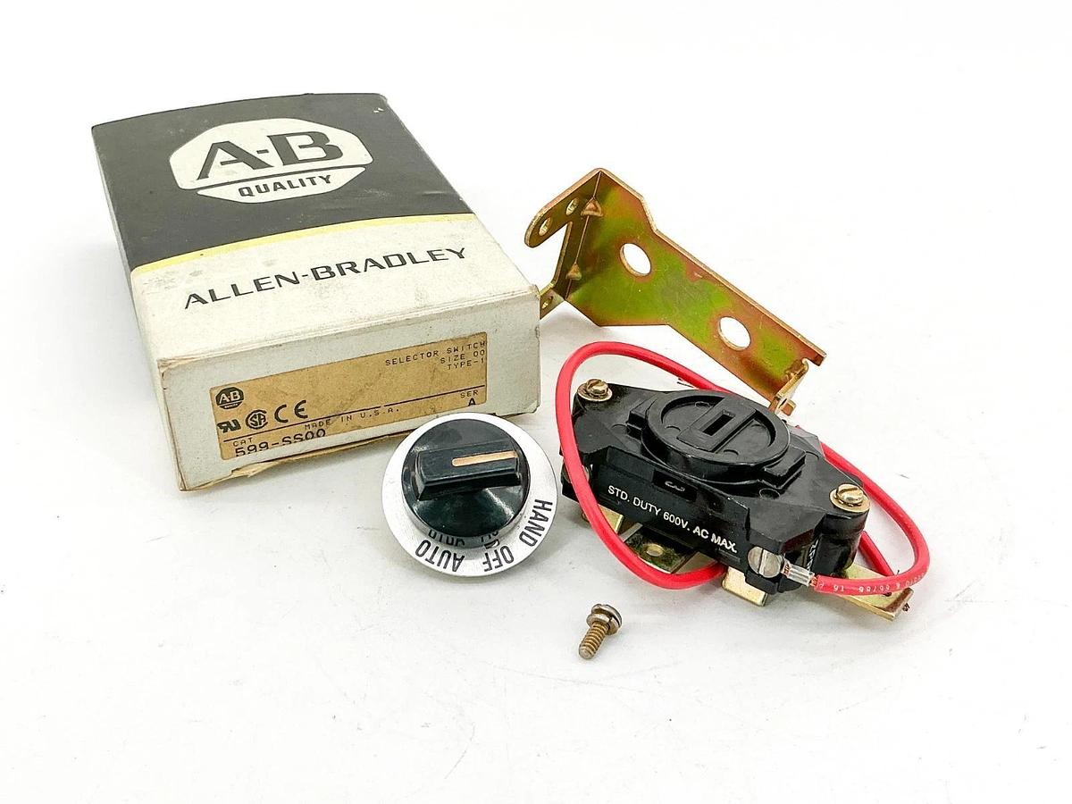 New Allen Bradley 599-SS00 Selector Switch Size 00 Type-1 Ser.A