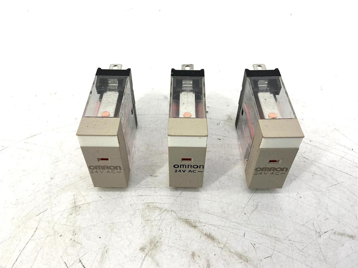 Lot of 3 New OMRON G2R-1-S-DC24(S) Relay 1-Pole 5-Pin 10A 24VDC Coil G2R-1-S(S)