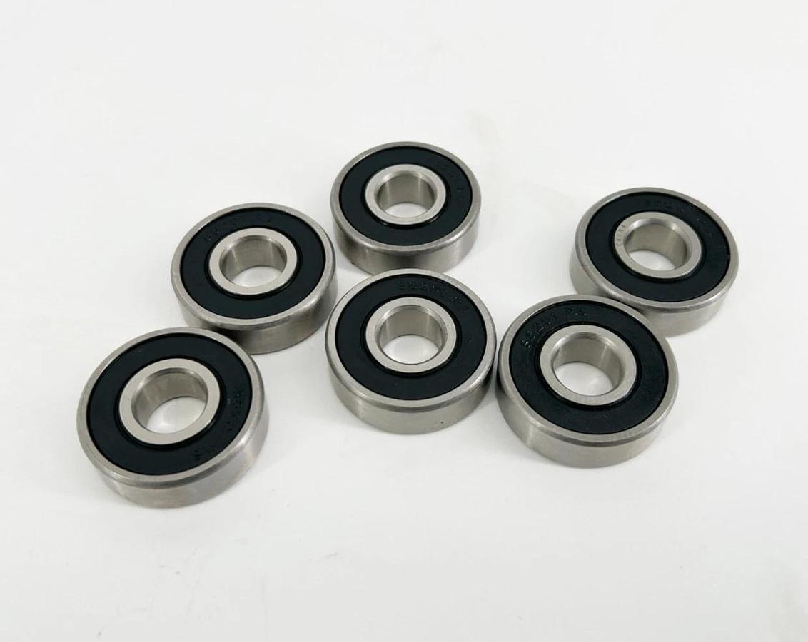Lot of 6 New S6201-RS Bearings 32mm OD 12mm Bore 10mm Wide - No Box