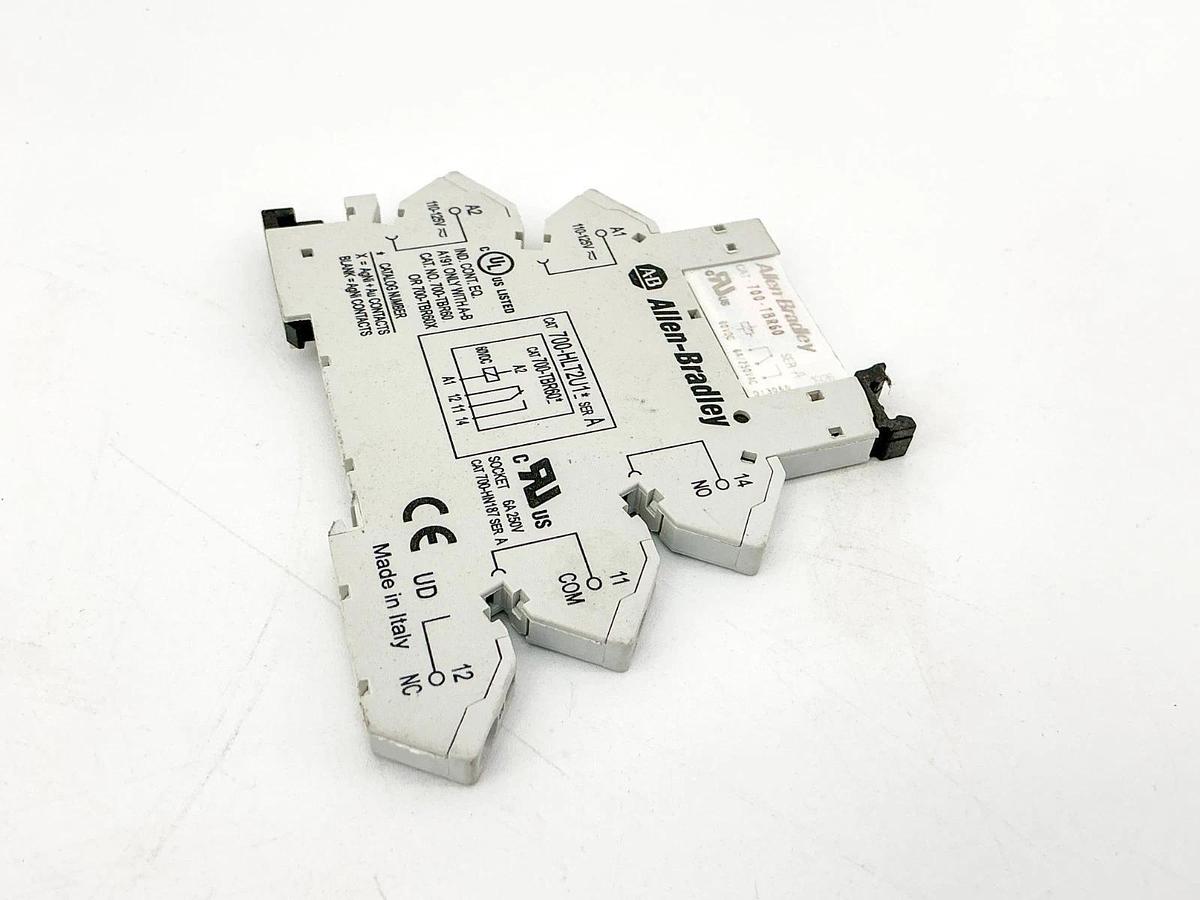 New Lot of 2 Allen Bradley 700-HLT2Z Terminal Block Relay 110/125V Ser.A -No Box