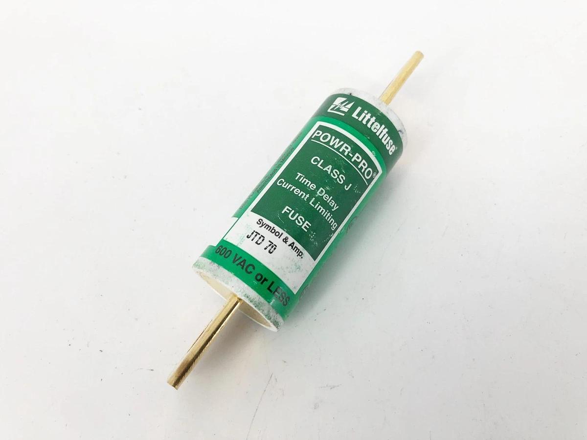 New Littelfuse JTD70 Time Delay Fuse 70A 600V Class J - No Box