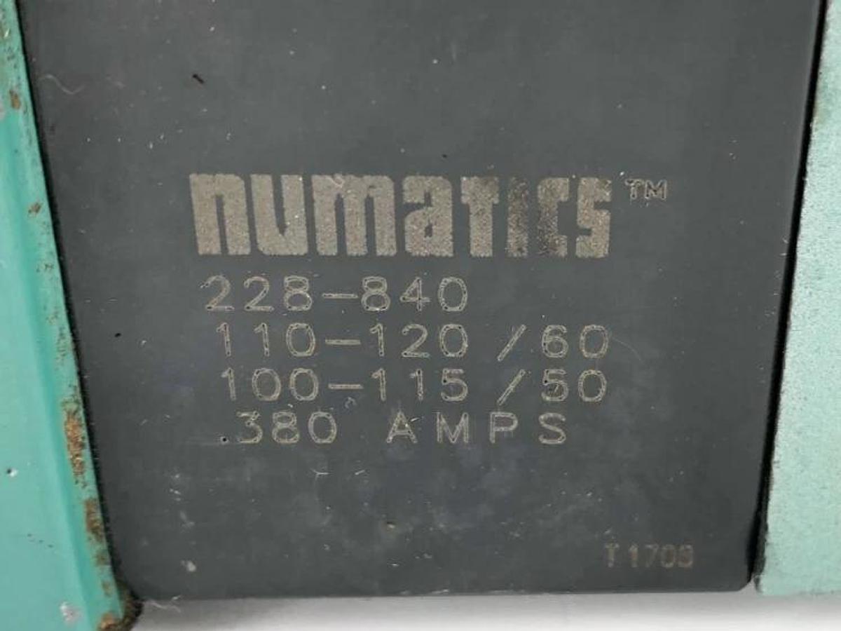 Used Asco Numatics 554SA400K046T30 Solenoid Valve 110-120/50-60 150psig 228-840