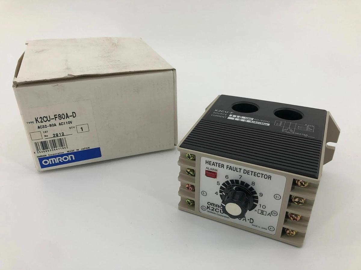 New Omron K2CU-F80A-D AC110 Heater Fault Detector