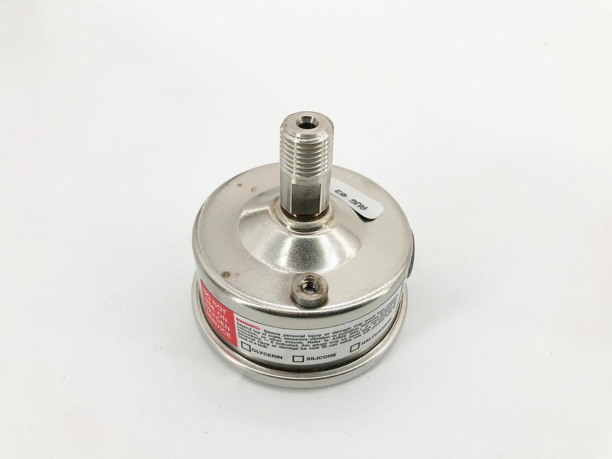 New Ashcroft 63-1008S-02B-60# Pressure Gauge 63mm 60psi Back Mount