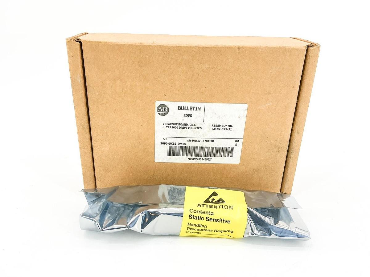 New Allen Bradley 2090-UXBB-DM15 Breakout Board CN2 Ultra3000 Drive Ser.B