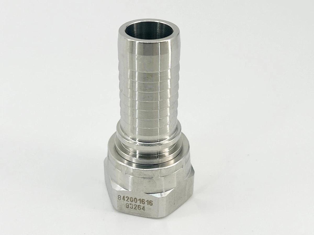 New Box of 4 Dicsa 8420016165 S.S Swivel FEM Flat Seat 1" BSP DN 1"
