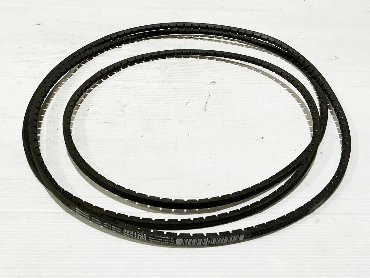 New lot of 2 Continental 3VX1400 HYT Cogged Belt 140" Length 3/8" Width - No Box