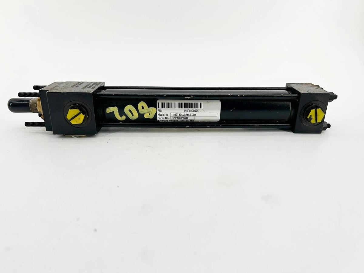New Parker 1.00TB3LLT24A6.000 Pnumatic Cylinder 1900 PSI Hyd PN#1H000120678