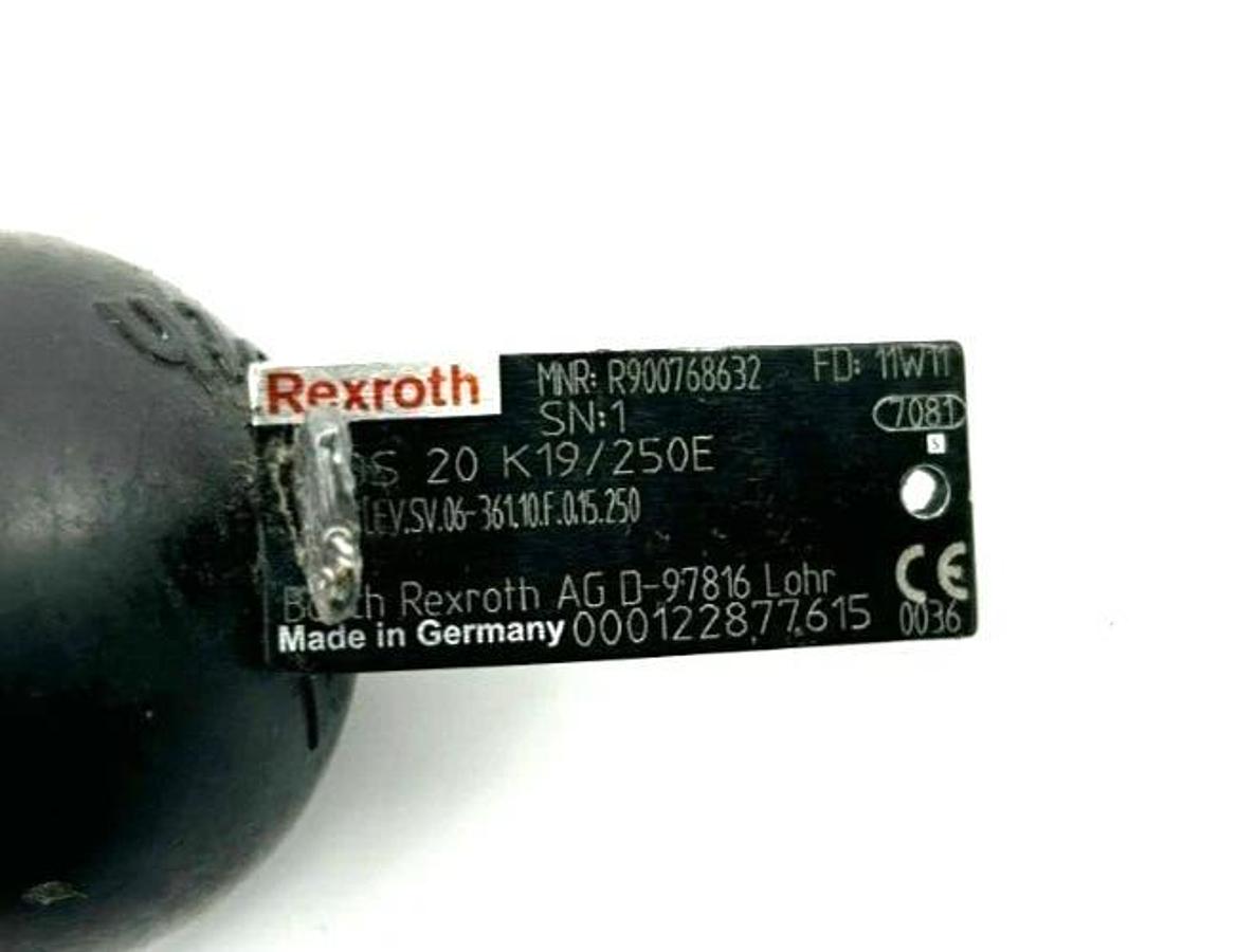Used Bosch Rexroth DBDS 20 K19/250E Pressure Relief Valve, R900768632
