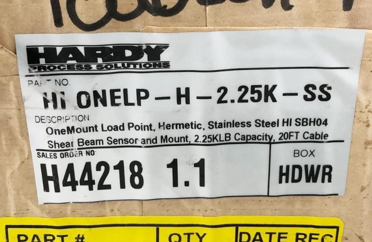New Hardy HI-ONELP-H-2.25K-SS OneMount Load Point HI SBH04 2.25KLB