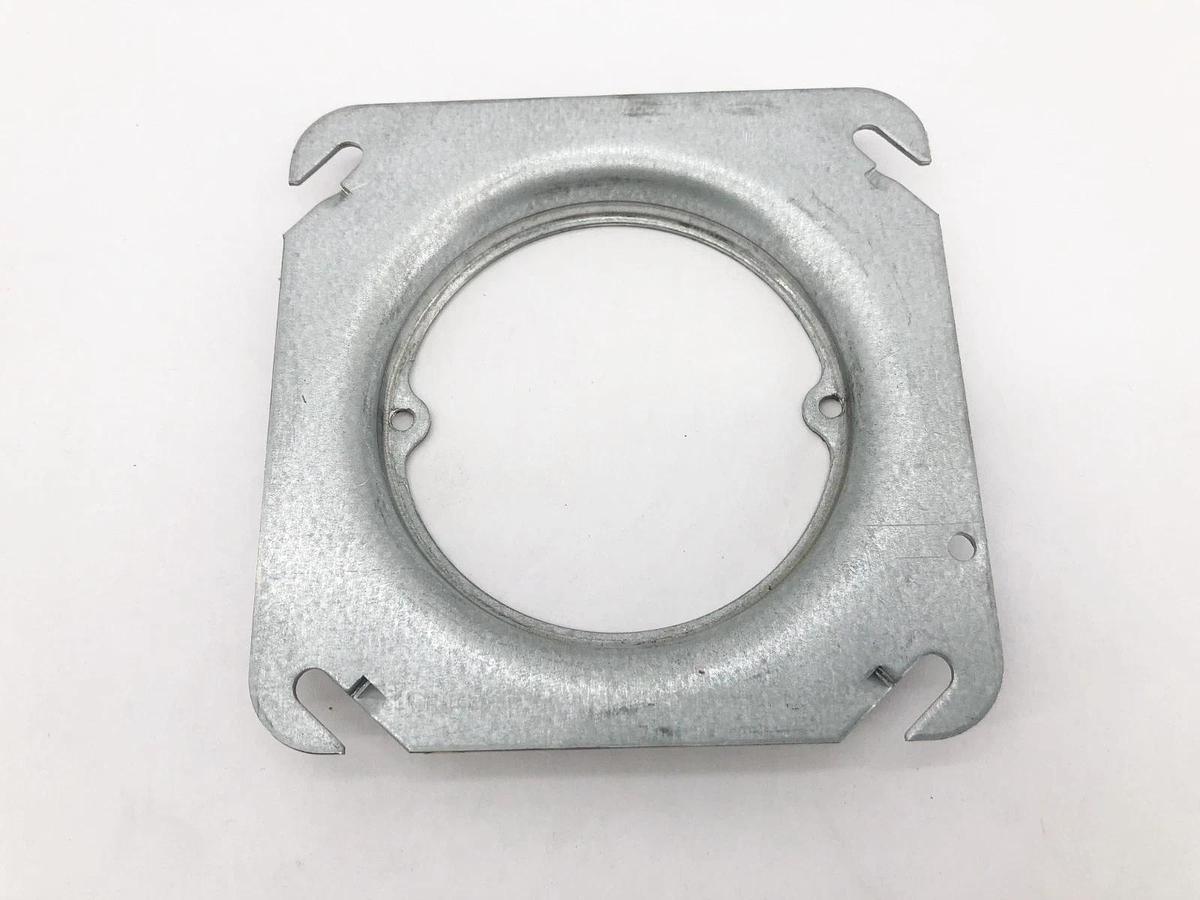 Lot of 8 New Steel City 52C31/2-25 Square 1/2" Raised Mud Rings 4" - No Box