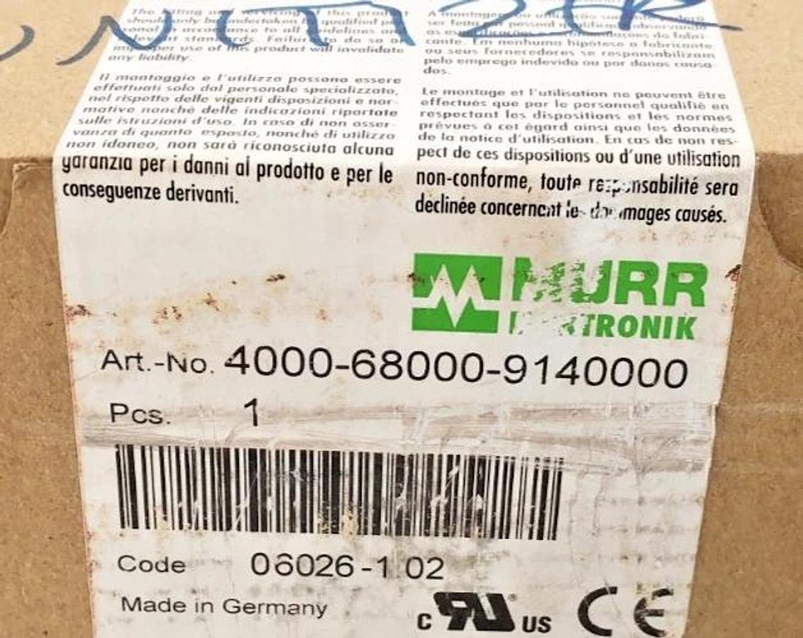 New Murr Elektronik 4000-68000-9140000 Modlink MSDD Touch Protection Box