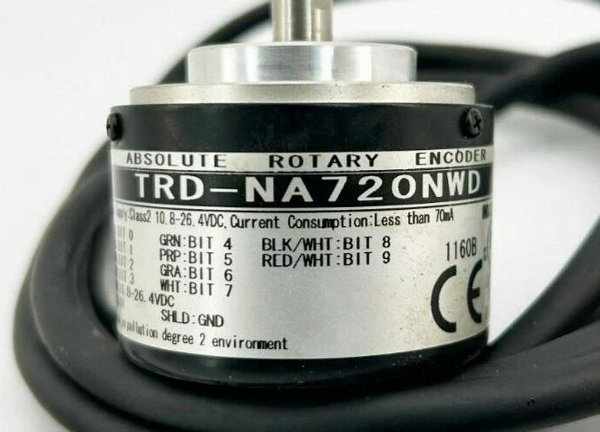 Used Automation Direct TRD-NA720NWD Rotary Encoder, 10-26 VDC, 8mm Shaft