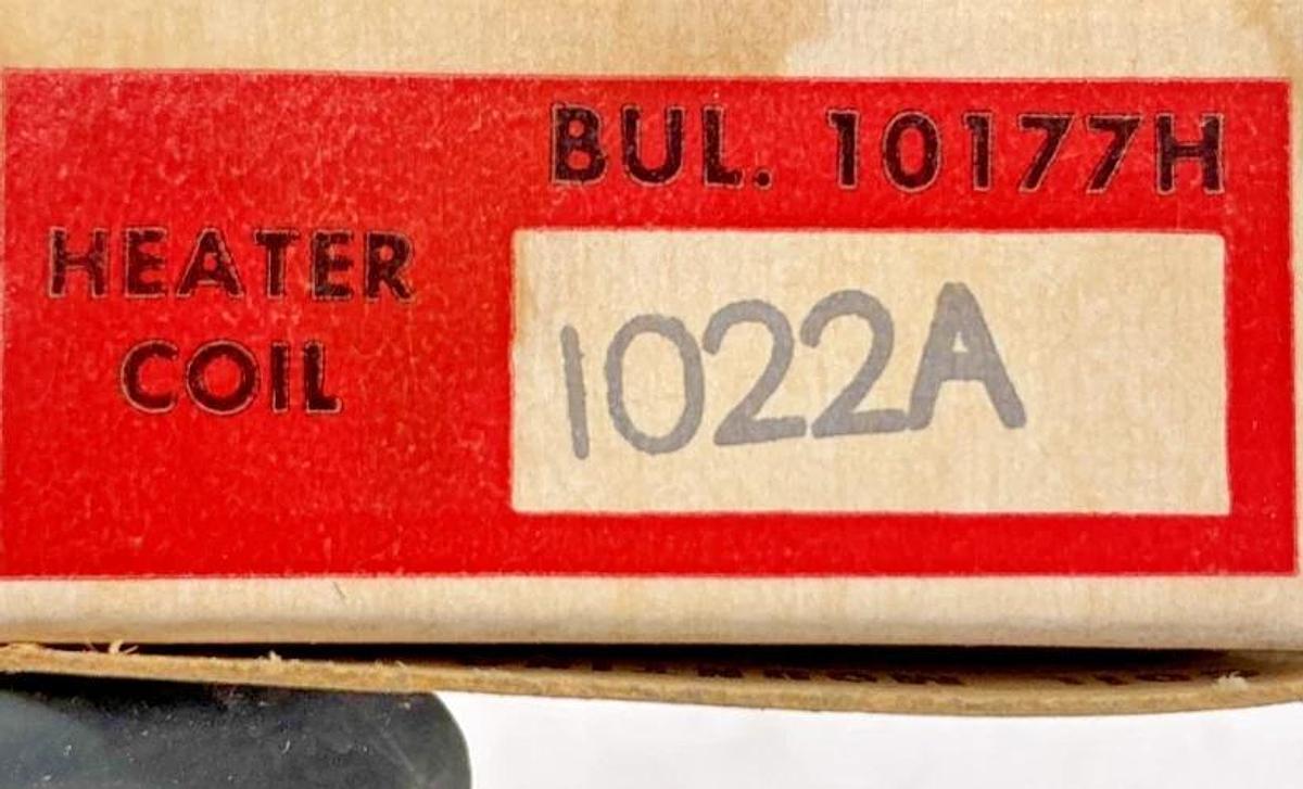Lot of 3 New Cutler-Hammer 1022A Heater Coil for Adjustable Overload Relay