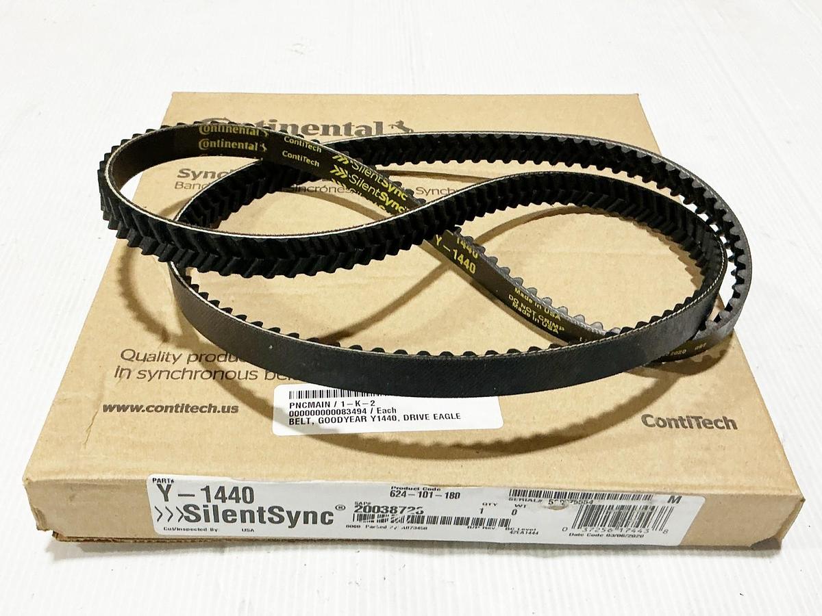 New Continental Y-1440 Synchronous Belt 8MM Pitch 1440MM 180T