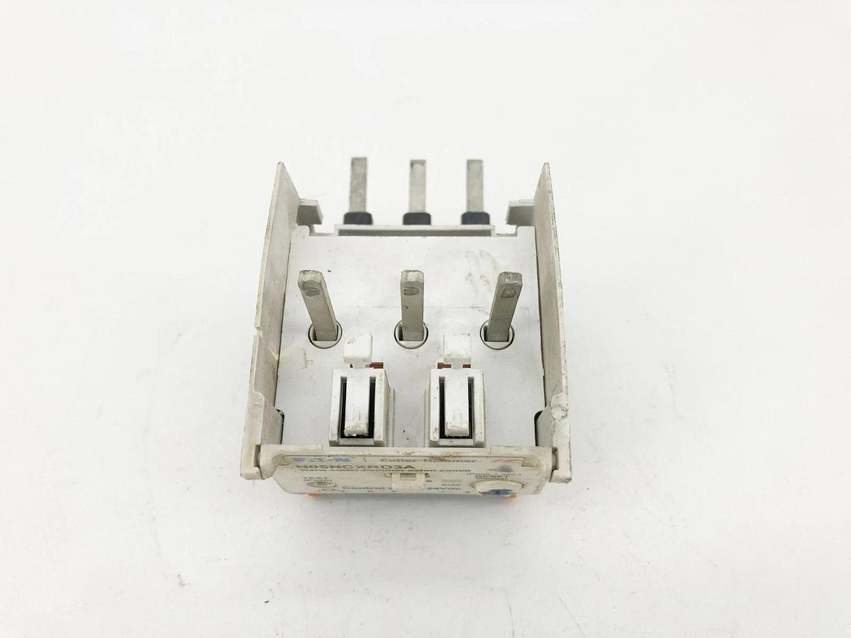 Used Eaton Cutler-Hammer N05NCXRD3A Overload Relay 3-Pole 24VDC 0.25A