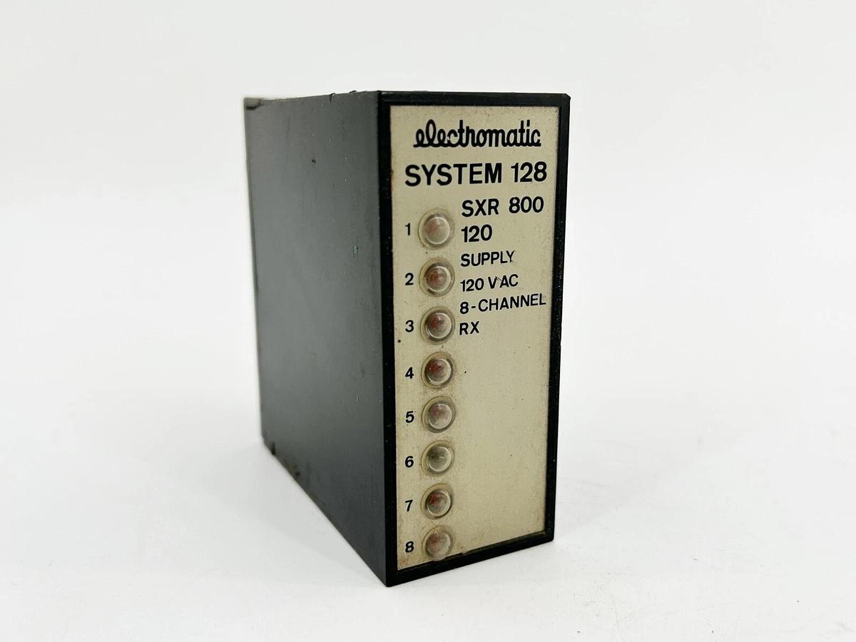 Used Electromatic SXR-800-120 Transmitter System 128 8-Channel 11-Pin 120VAC