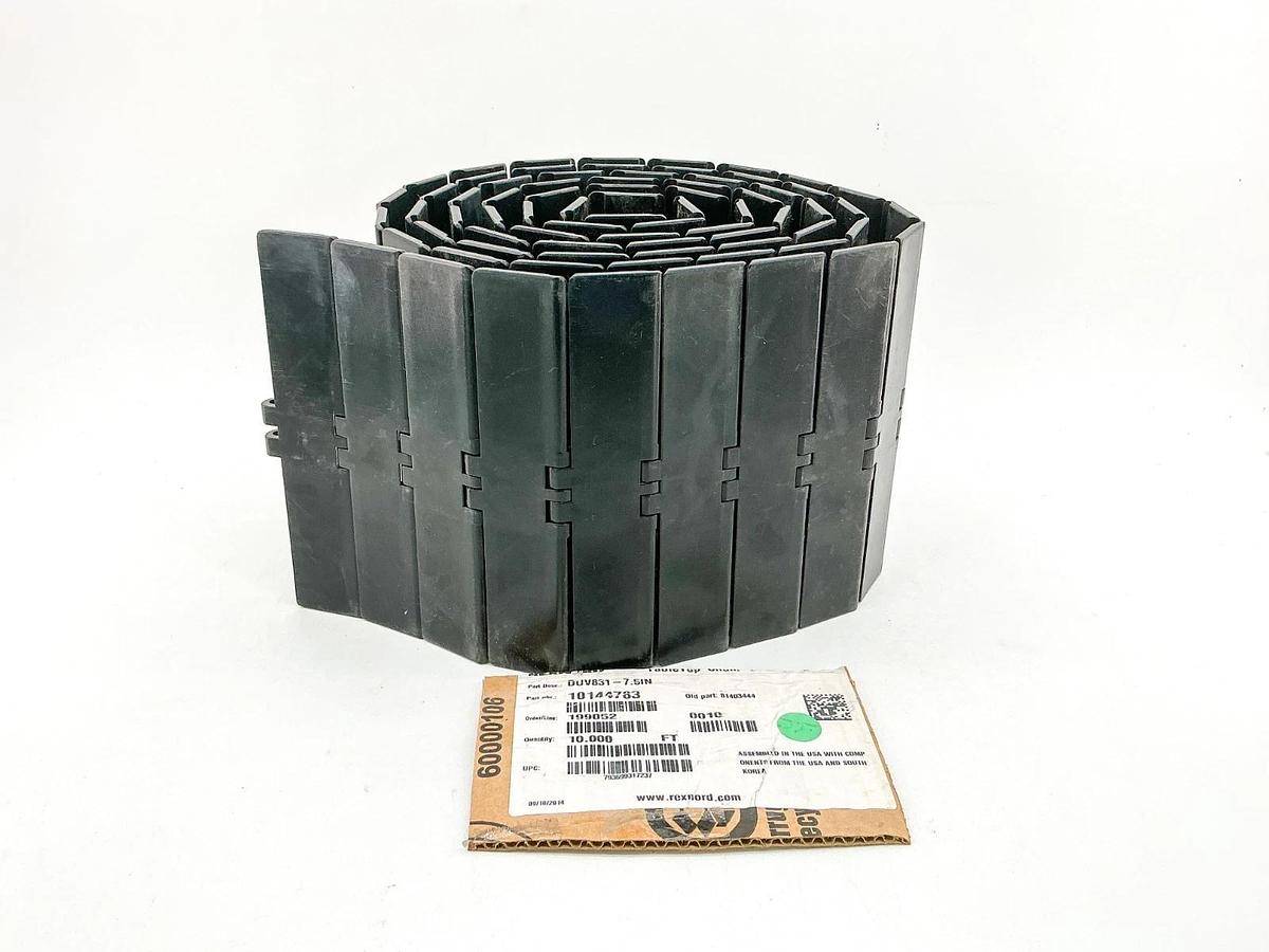 New Rexnord DUV831-7.5IN TableTop Chain 10 FT. 10144783 81403444 - No Box