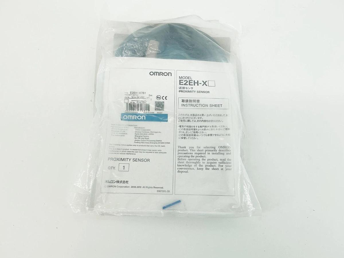 New Omron E2EH-X Proximity Sensor 12-24VDC 2M