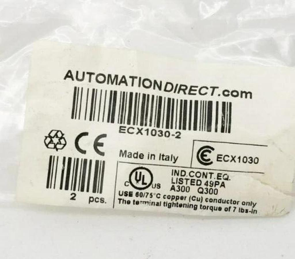 Lot of 6 New Automation Direct ECX1030-2 Contact Blocks