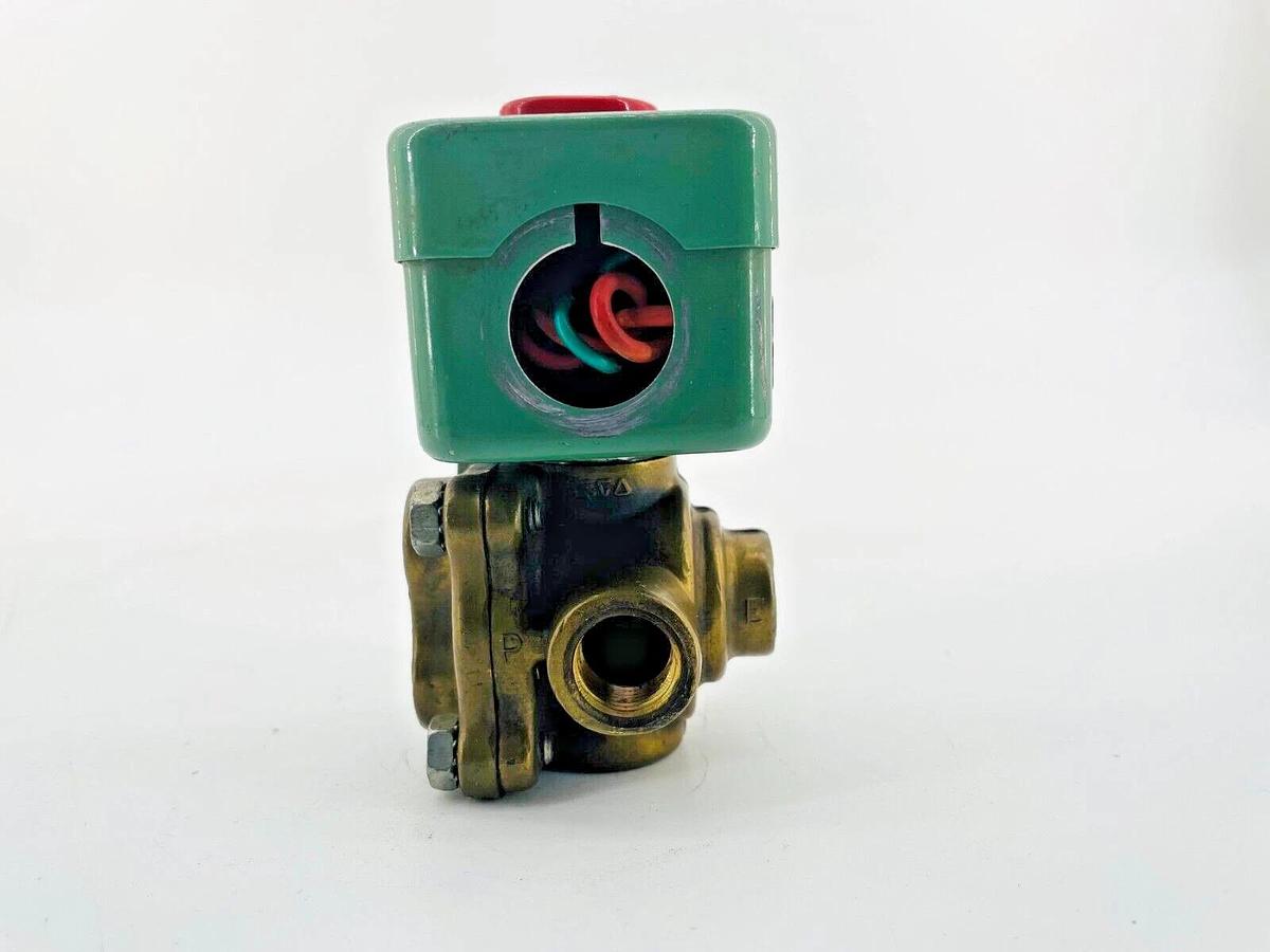 Used Asco 8342B3 120V Solenoid Valve 20W 3/16 125PSI