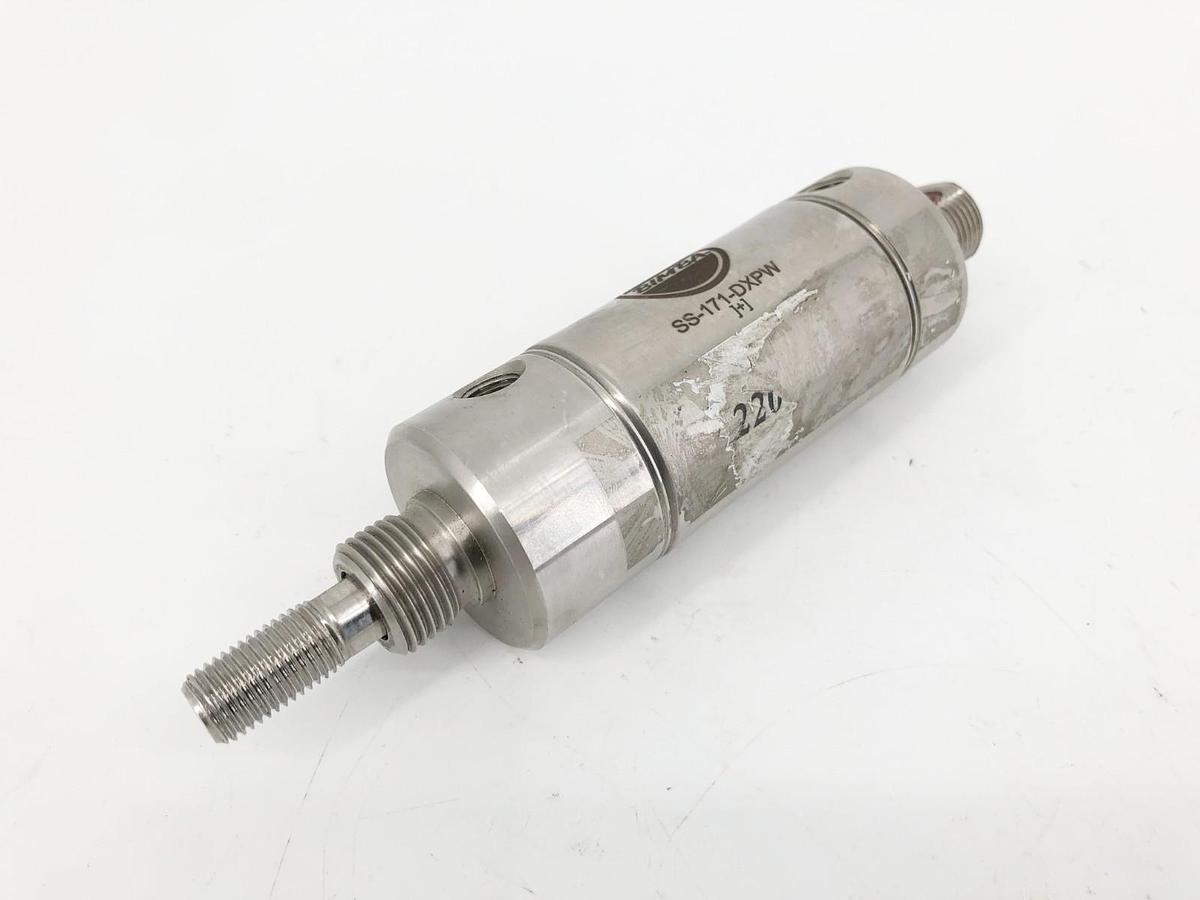 New Bimba SS-171-DXPW Double Acting Cylinder 1-1/2" Bore 1" Stroke - No Box