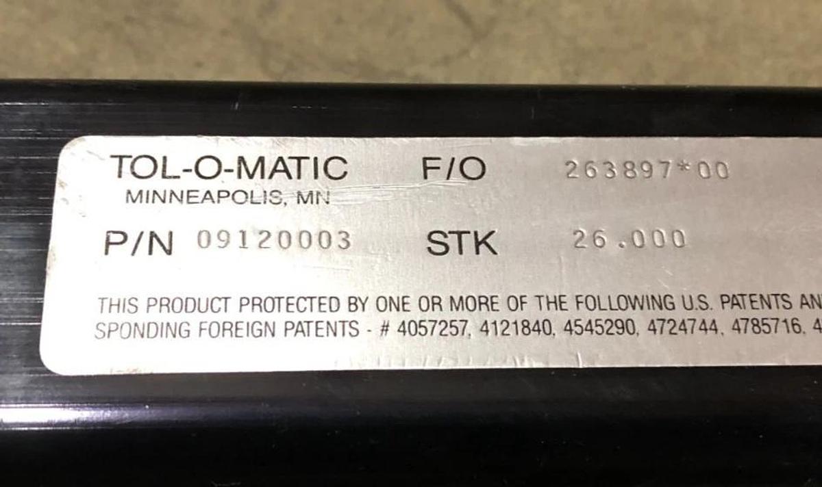 Used Tolo-O-Matic 09120003 Pneumatic Actuator F/O 263897*00 STK 26.000