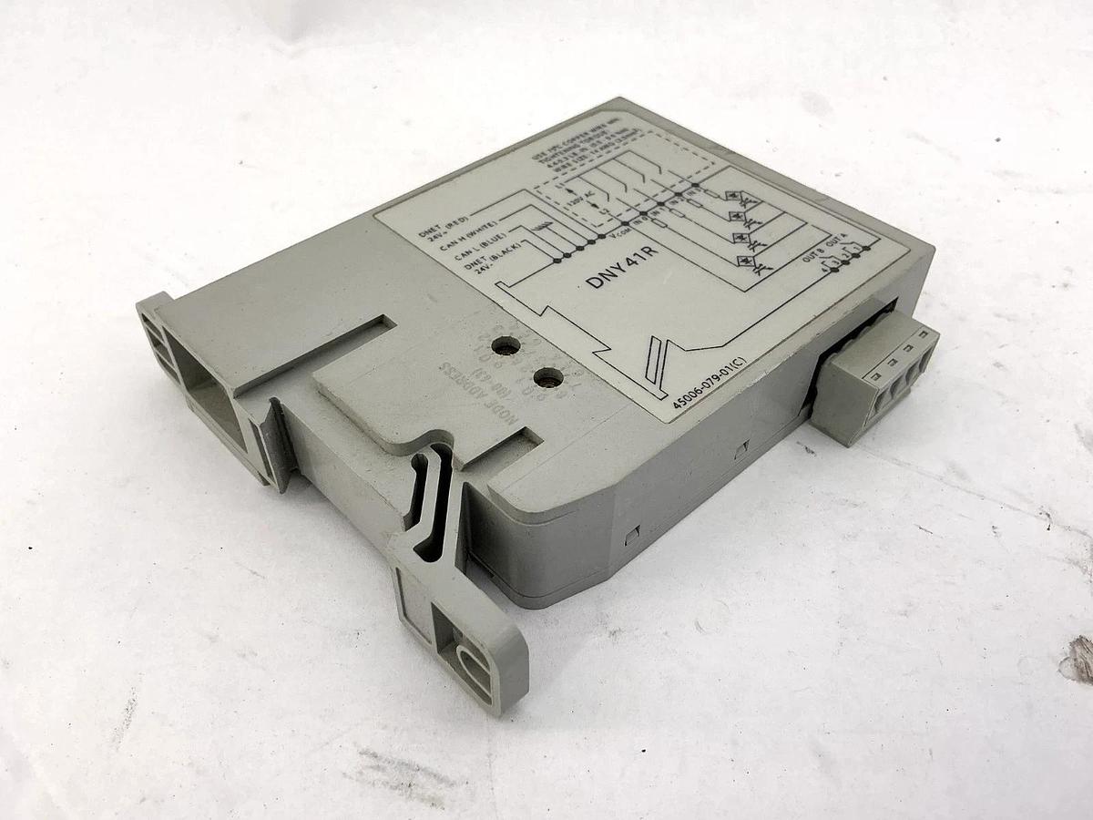 Used Allen Bradley 100-DNY41R Ser B Starter Auxiliary IN-120V OUT-240V