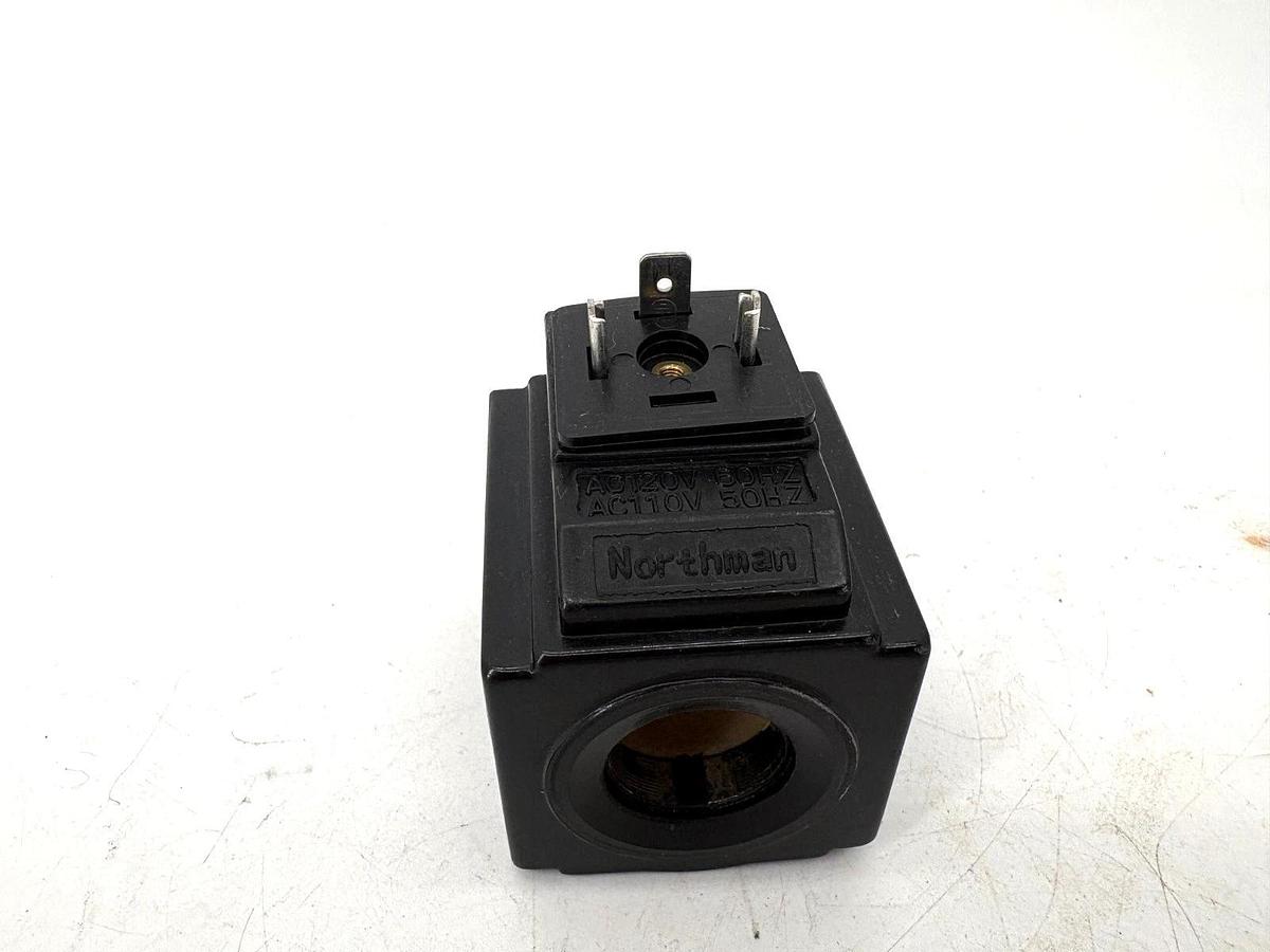 New Northman 120V Solenoid Coil 110/120V 50/60Hz 20mm ID 50mm Length 3-Prong