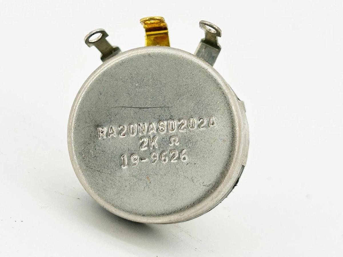 New Clarostat RA20NASD202A Wirewound Potentiometer 2K OHM 2W