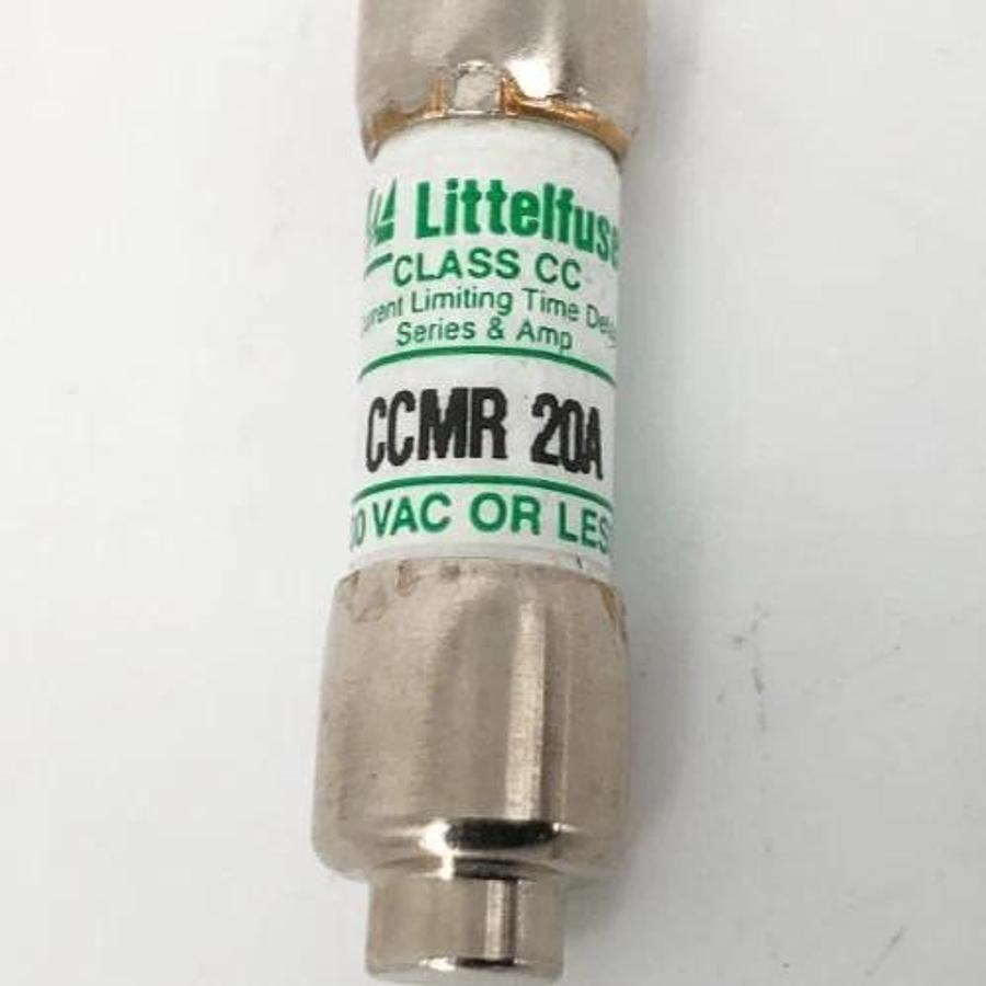 Lot of 4 New Littelfuse CCMR 20A Time Delay Fuses 20A 600VAC Class CC - No Box