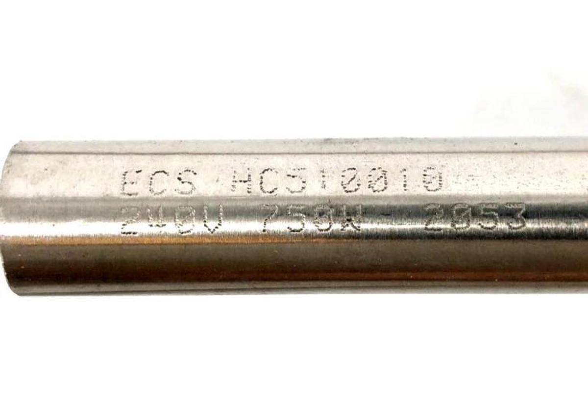 New ECS HC510010 Cartridge Heater 240V 750W 10" X 1/2" - No Box