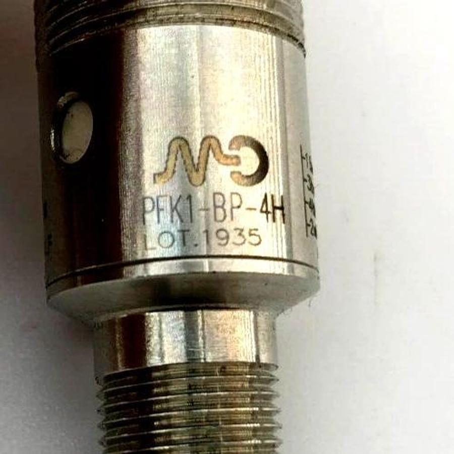 Used Micro Detectors PFK1-BP-4H Inductive Proximity Sensor