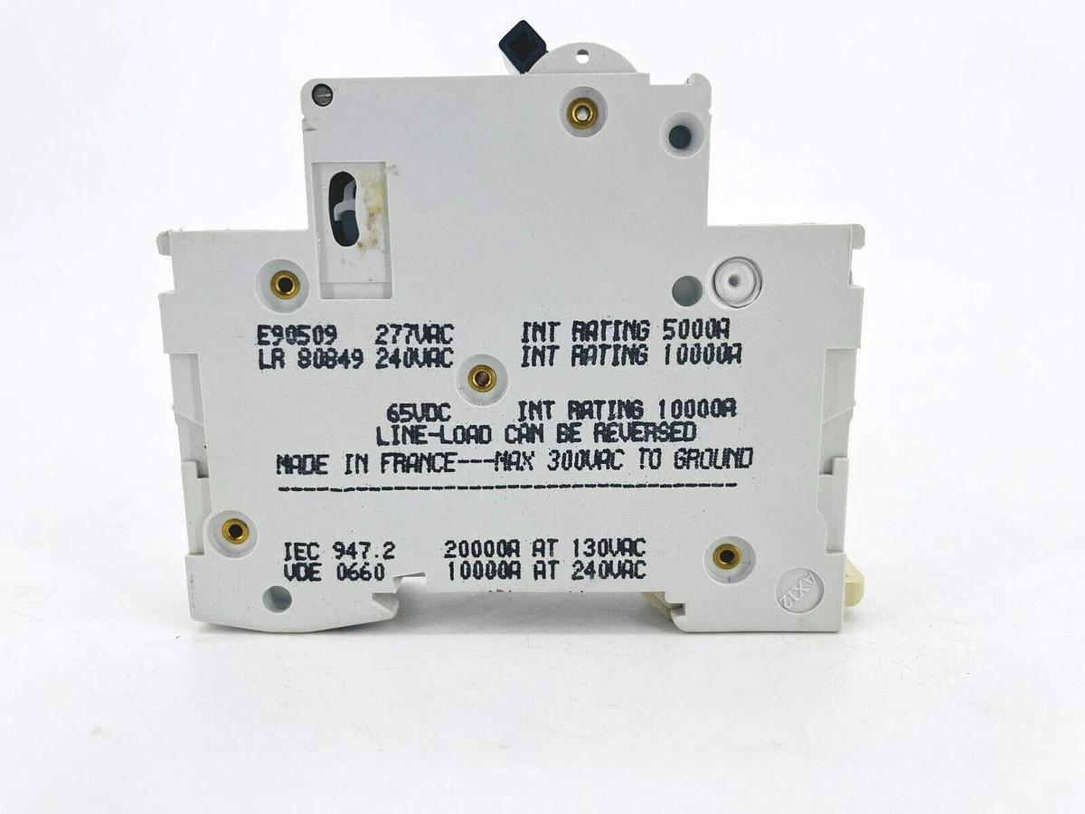 Used Merlin Gerin C60N Circuit Breaker 1P 20A 277VAC