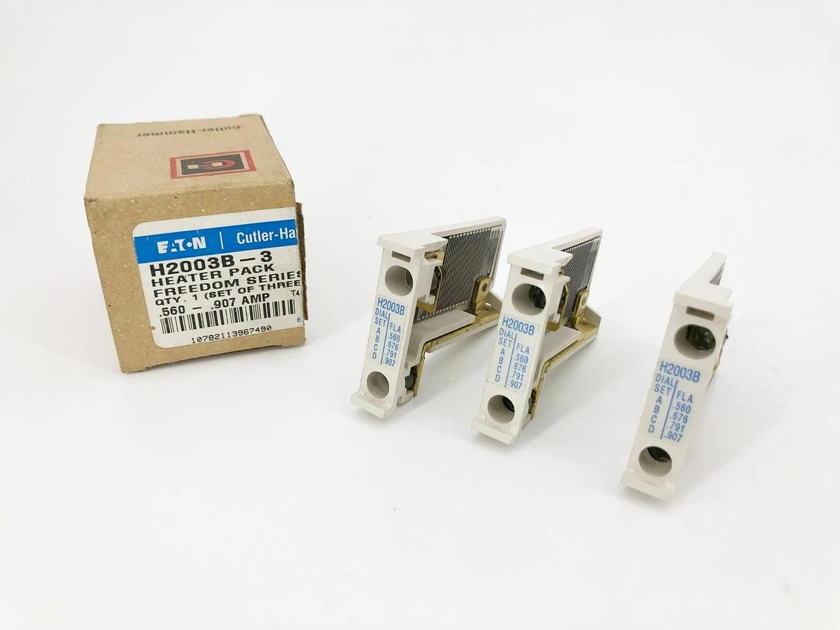 New Eaton H2003B-3 Heater Elements 0.560-0.907A