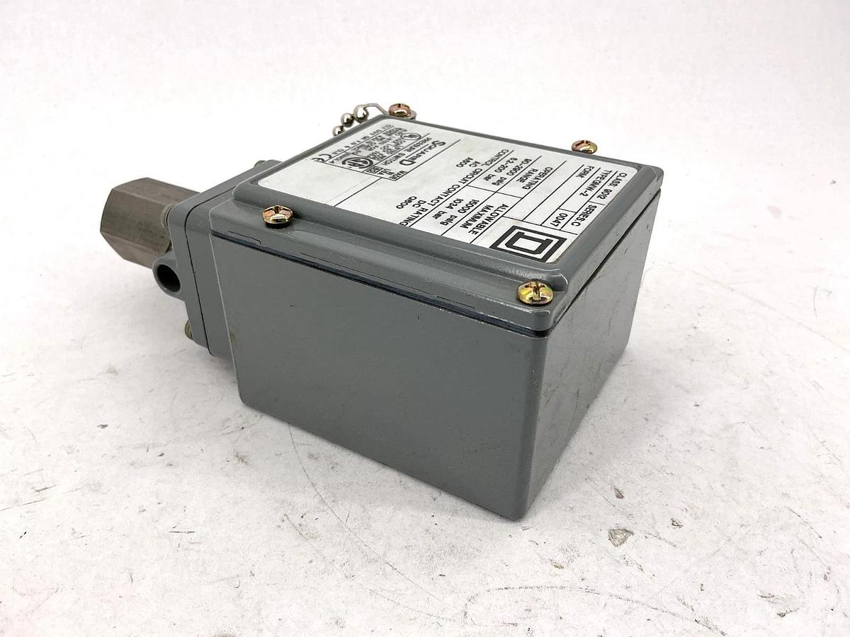 New Square D 9012GMW-2 Ser C Dual Stage Pressure Switch Stg1: 1500psig