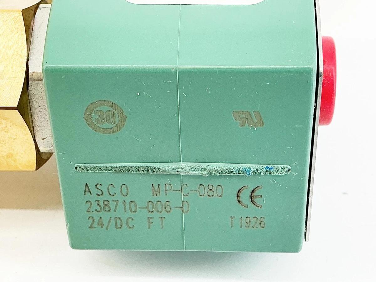 New Asco 8344G070MO 24VDC Solenoid Valve 125PSI 1/4" Pipe 11.6W