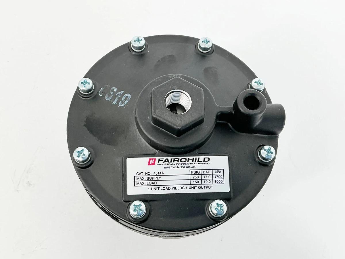 New Fairchild 4514A Volume Booster 250PSIG 17Bar 1:1 Ratio