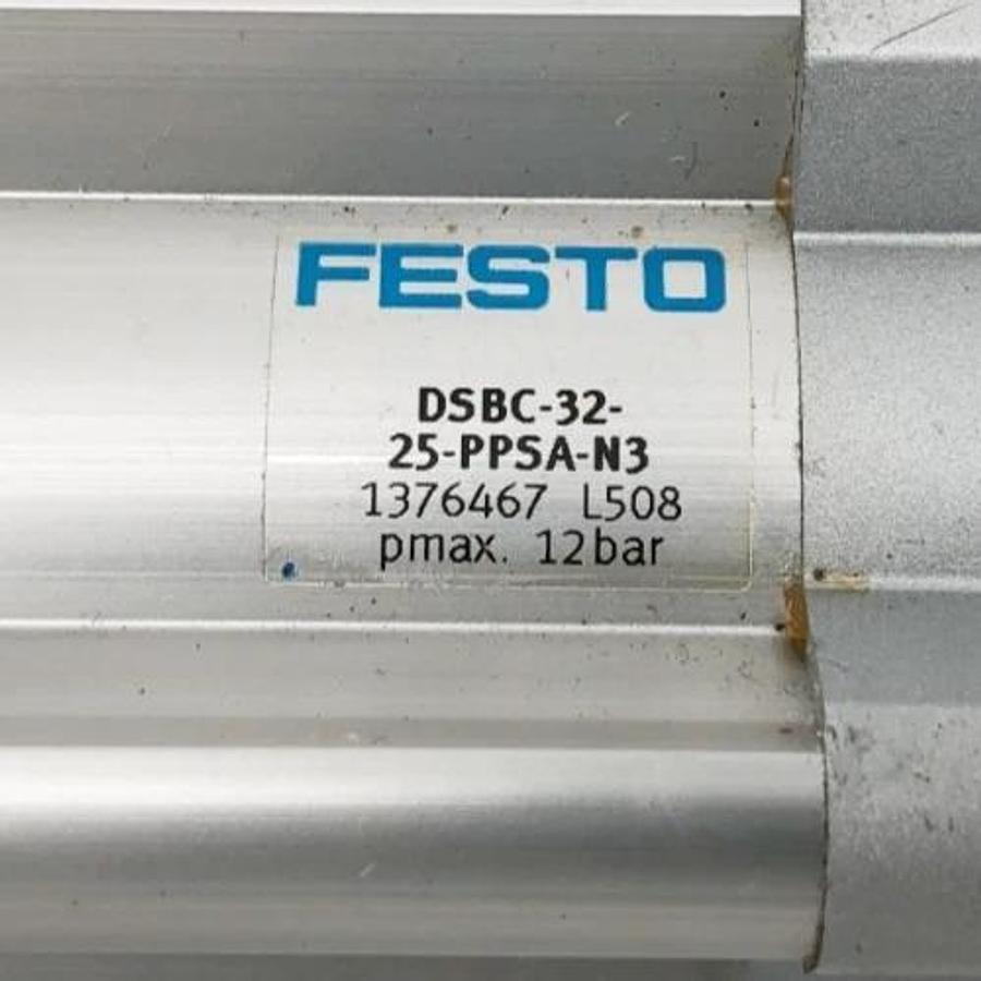 Used Festo DSBC-32-25-PPSA-N3 Cylinder 32mm Bore 25mm Stroke 1376467