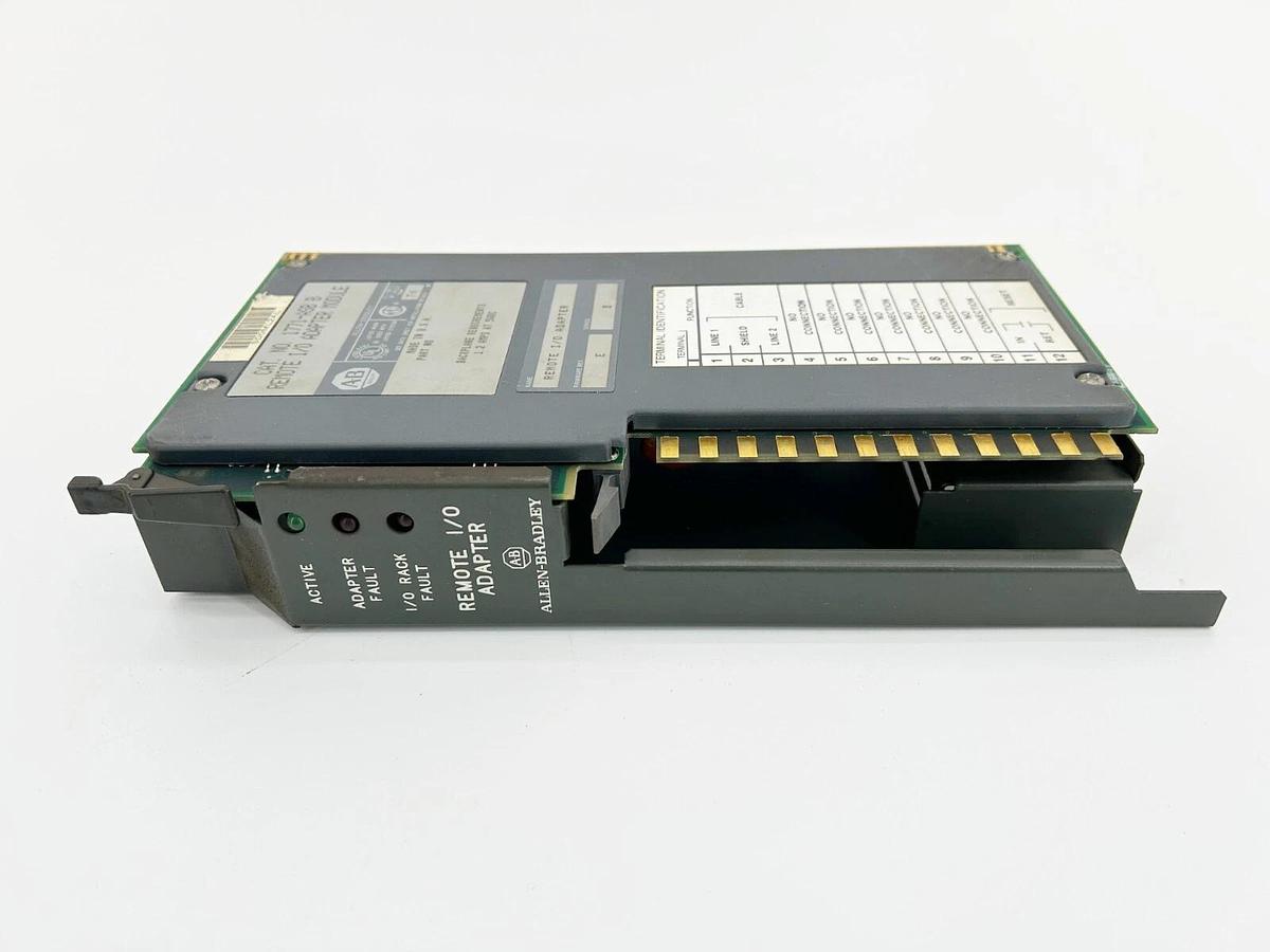 Used Allen Bradley 1771-ASB PLC Input/Output Adapter Remot I/O 1.2AMP 5VDC Ser B